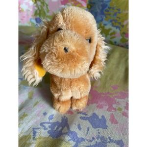Vintage 1978 Dakin Plush Dog stuffed Animal Cocker Spaniel Puppy Dog 6.5" tall